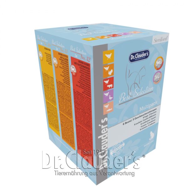 CAT WET BEST SELECTION MULTIPACK STERILIZED