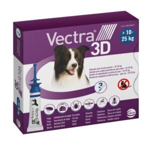 Vectra 3D pipetas para perros de 10 kg a 25 kg